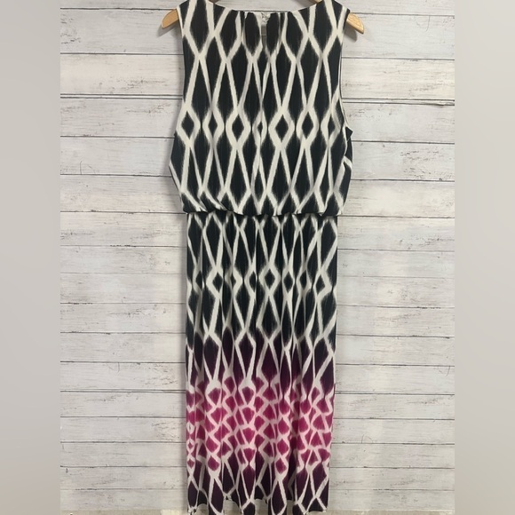 Chico’s Diamond Fade Maxi Dress Size 2 - Picture 4 of 7